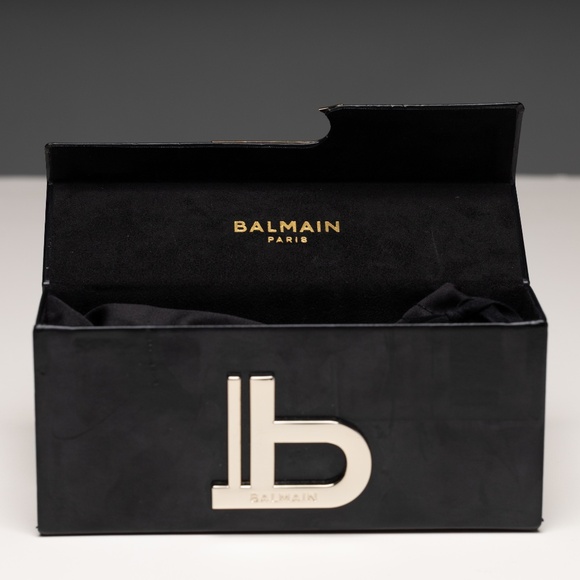 Balmain Gendarme Square Metal Oversize Sunglasses - Picture 5 of 12